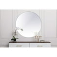 thumbnail image 2 of Gracin Round Mirror 42 inch Clear, 2 of 5
