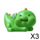 thumbnail image 1 of Paquete de 2-4 estatuas de dinosaurios modernas Soledad colección decorativa artesanías de mesa 3 piezas, 1 of 10