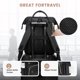 thumbnail image 5 of Mochila para portátil LOVEVOOK de piel de 15.6 pulgadas con puerto USB para mujer, 5 of 6