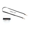 thumbnail image 2 of Uxcell 1 Pcs 47 inch Length Adjustable PU Leather Crossbody Shoulder Purse Strap with Gold Hardware Black, 2 of 5