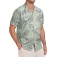 thumbnail image 4 of GIRUNS Men's Hawaiian Beach Short Sleeve Button Down Shirt Tropical Cuban Collar Casual Shirt, 4 of 7
