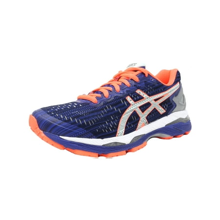 Asics Women's Gel-Kayano 23 Lite-Show Blue / Silver Flash Coral Ankle-High Running Shoe -