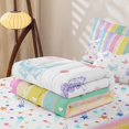 thumbnail image 5 of Erosebridal Dreamy Stripe Butterfly Zipper Queen Comforter Set with Fitted Sheet and 2 Pillowcases,Colorful Floral Zipper Bedding Set For Girls,Colorful Stars Reversible,4 Pieces, 5 of 7