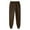 Brown, variant on Chiccall Mens Sweatpants with Pockets, Mens Jogging Pants Elastic Bottom, Soft Hip-hop Sweatpants for Men