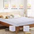 thumbnail image 3 of Vccoem Heated Mattress Pad Queen Size, Electric Bed Warmer with Dual Controller, 9 Heat Settings & 10-Hour Auto Shut-off, Machine Washable, White, 3 of 8