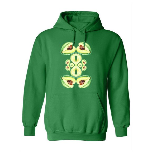 Avocado Composition Hoodie Women -Image by Shutterstock, Female x-Large