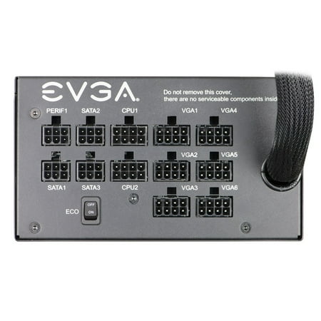 EVGA - 1000W ATX12V / EPS12V GQ Modular Power Supply - Black