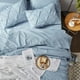 thumbnail image 2 of Juego de edredón Bedsure Queen, azul claro, 7 piezas, regalo de Navidad, 2 of 9