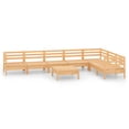 thumbnail image 2 of vidaXL 8 Piece Garden Lounge Set Solid Wood Pine, 2 of 8