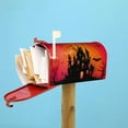 thumbnail image 7 of Happy Halloween Witch Castle Moon Mailbox Covers, Magnetic Post Box Cover Wraps Large Size 25.5x21 Inches for Garden Yard Decor, 7 of 7