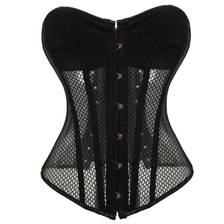 UPPADA Plus Size Corset Top Clearance Womens Corset Tops Steampunk Corset Lace Up Top Overbust Corset Floral Corset Top Corset Bustier Top Cute Underbust Corset Top