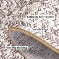 thumbnail image 5 of Memoryfield 2' x 10' Modern Braided Runner Rug, Washable Floor Cover, Non-Slip Stain-Resistant Soft Rug for Kitchen Bedroom Entryway, Beige Grey, 5 of 9
