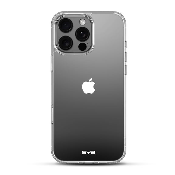 Sturdy Case Gummy Rubber Hard Silicone TPU Slim Fit Cover for Apple iPhone 16 Pro Max - Highly Transparent Clear