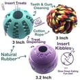 thumbnail image 4 of Juego de 6 bolas de rompecabezas para perros, caucho natural no tóxico, 4 of 5