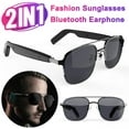 thumbnail image 1 of UV Proof Smart Sunglasses Intelligent Audio Bluetooth Headset Open Ear Headphone, 1 of 14