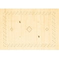 thumbnail image 1 of Ahgly Company Indoor Rectangle Solid Brown Modern Area Rugs, 5' x 7', 1 of 4