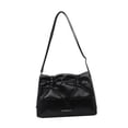 thumbnail image 3 of Bolso de mano para mujer con decoración de lazo jinwen Negro, 3 of 8