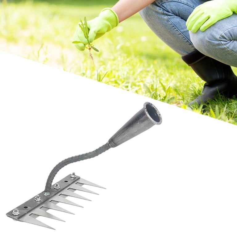 Double Handed Rake Handheld Garden Rake For Leaves Claws Leaf Grabbers Versatile Hand ...