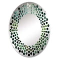 thumbnail image 2 of Designart "Forest of Emerald Green Ferns VI" Plants Polka Dot Round Wall Mirror - Floral Oval Printed Decorative Mirror - Multiple Color Options, 2 of 5