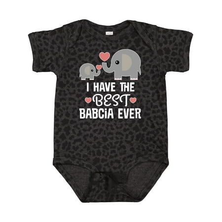

Inktastic Best Babcia Ever Grandchild Gift Baby Boy or Baby Girl Bodysuit