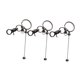 thumbnail image 5 of 3 llaveros de perlas, llaveros de perlas de barra, llaveros de perlas para colgante, bricolaje para gris oscuro, 5 of 9