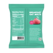 (12 pack) Amara Organic Breakfast Oat Melts Strawberry Baby Snack, No Added Sugar, Stage 2, 7g
