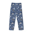 thumbnail image 3 of Lsque Underwater World Animals Print Men's Pajama Pants, Lounge Pant - Comfortable Home Wear,Elastic Waistband, Stylish Design-XX-Large, 3 of 9