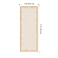 thumbnail image 5 of Kate and Laurel Framed Fabric Pinboard 17 x 41,  Printed Linen Modern Bulletin Board for Use as a Vision Board or Wall Organization, Lucie White Frame, 5 of 8