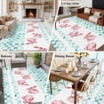 thumbnail image 5 of Large Area Rugs for Living Room Bedroom, Green Plaid Farmhouse 6'x9' Rug Washable Carpet Runner Indoor Outdoor, Watercolor Cute Country Pigs Checkered Non Slip Floor Mats Rug for Kitchen, Playroom, 5 of 8
