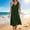 Green, variant on Midi Summer Dresses for Women Sleeveless V Neck Casual Loose Fit Flowy Swing Dress Beach Vacation Holiday Resort Sundress