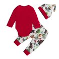 thumbnail image 2 of Primer traje de Navidad para bebé, ropa de Navidad para niños pequeños, conjunto de sombreros Afortunado Sencillez, 2 of 4