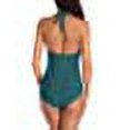 thumbnail image 3 of EastElegant Maternity Swimsuits One Piece V-Neck Pregnancy Swimwear Halter Maternity Bikini Peacock Blue XL, 3 of 5