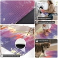 3.94'x5.25' Area Rug for Bedroom, Watercolor Forest Silhouette Non Slip ...