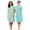 Aqua Haze Tropical, variant on Plus Size 2-Pack Short-Sleeve Sleepshirt