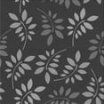 thumbnail image 1 of Ahgly Company Machine Washable Indoor Square Transitional Charcoal Black Area Rugs, 7' Square, 1 of 7