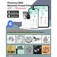 thumbnail image 3 of Mini Note Printer- M Pocket Thermal tooth Mini Mobile Printer with Rolls Paper for Printing Photos Text Study Notes DIY Sticker, 3 of 6