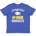 thumbnail image 3 of Inktastic Congrats My Cousin Graduated with Cap Youth T-Shirt, 3 of 5