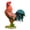 D, variant on KGJQ Chicken Figurine, Lifelike Resin Hen Rooster Garden Statue, Standing Farm Animal Sculpture for Yard, Lawn Garden, Outdoor Decor