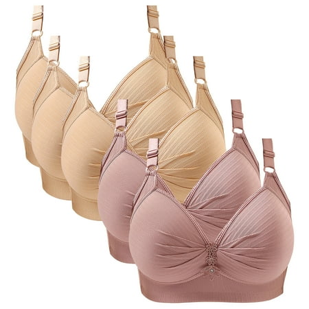 Clearance Sale! Women s Push Up Bra No Underwire Comfortable Bras Padded Plunge Lace Floral Bra Unlined Unlined Plus Size Full Coverage Bra Bras for Women No Underwire 6Xl