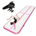 thumbnail image 5 of ZENOVA 4" Thick 13' x 3.3' Pink Exercise Mat with Pump, 5 of 6