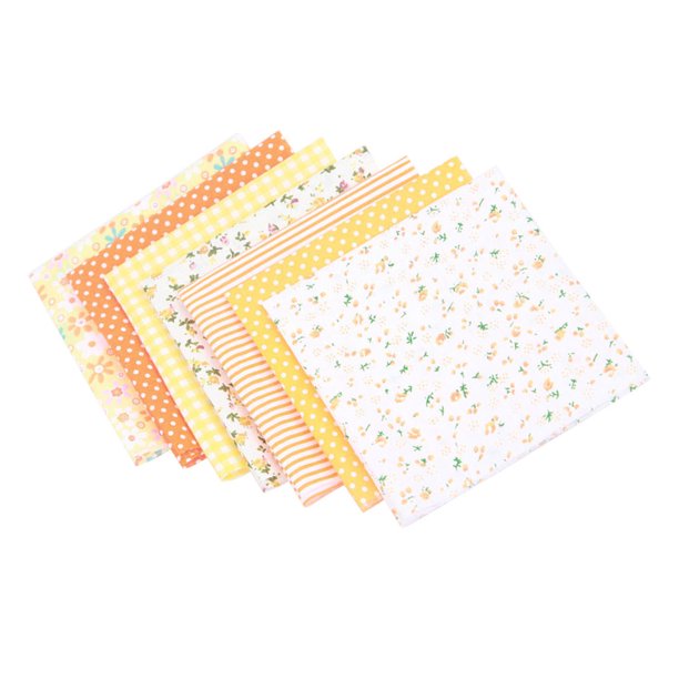 Toystoory 50*50 tela de algodón tela impresa costura telas acolchadas para costura DIY accesorios hechos a mano Tela de costura y artesanía amarillo 25x25cm Toystoory HA5306-02B