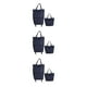 thumbnail image 5 of Inteprter Experiencia de compra Bolsa de compras de gran capacidad Bolsa de compras multifunción plegable y confiable Mickey Black Flower Type1 NO1, 5 of 6