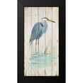 thumbnail image 2 of Fisk, Arnie 11x18 Black Modern Framed Museum Art Print Titled - Blue Heron, 2 of 5
