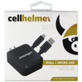 thumbnail image 1 of CellHelmet 2.1A / 10.5W Chargeur Wall & Câble USB Micro - Noir, 1 of 1