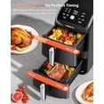 thumbnail image 5 of Easy Fry XXL Air Fryer & Grill Combo with One-Touch Screen, 8 Preset Programs, 5.9 quarts, Black & Stainless Steel, 5 of 8