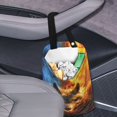 thumbnail image 3 of Yuyamidu Wolf Car Trash Bag Small Wastebasket Holder Collapsible Auto Storage Bag Hanging Trash Bin Accessories Van Waterproof Car Garbage Bag for Back Seat, 3 of 7