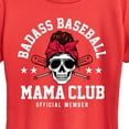 thumbnail image 2 of Instant Message - Badass Baseball Mama - Women's Short Sleeve Graphic T-Shirt, 2 of 6
