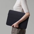 thumbnail image 2 of 13-14 Inch Laptop Bag Portable Shock-proof High-capacity Computer Bags Shatter-resistant Anti Fall Notebook Case Men Women White, 2 of 6