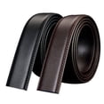 thumbnail image 3 of Cinturón de hombre con hebilla automática de PVC de piel sintética de 3,5 cm sin cabeza y alargado, 3 of 5
