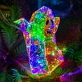 thumbnail image 3 of 2025 New LED Prismatic Iridescent Spooky Ghost Light, Brighten Up Your Halloween Celebrations with Prismatic Iridescent Spooky Ghost, Halloween Decor, Light Up Ghost, 16", 3 of 6